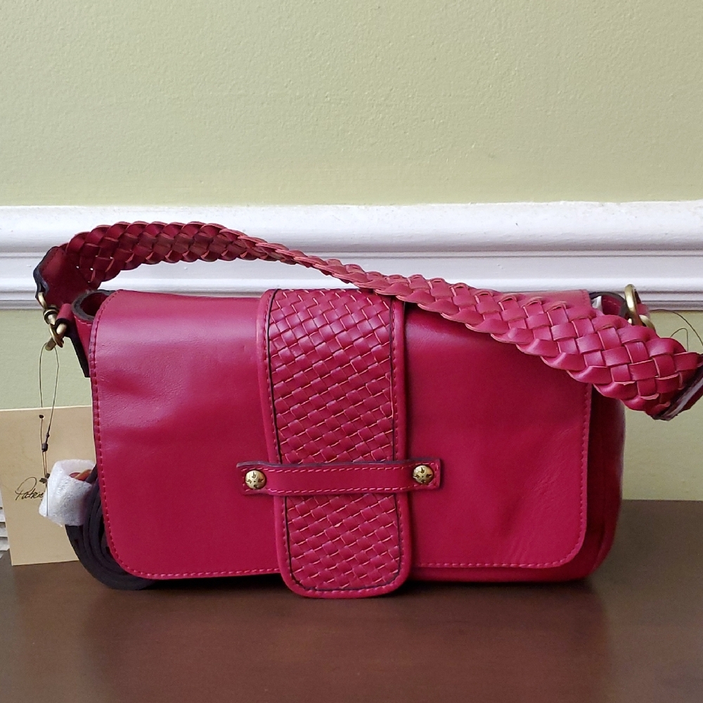 [Never used] Patricia Nash Leather Fuschia   Bag